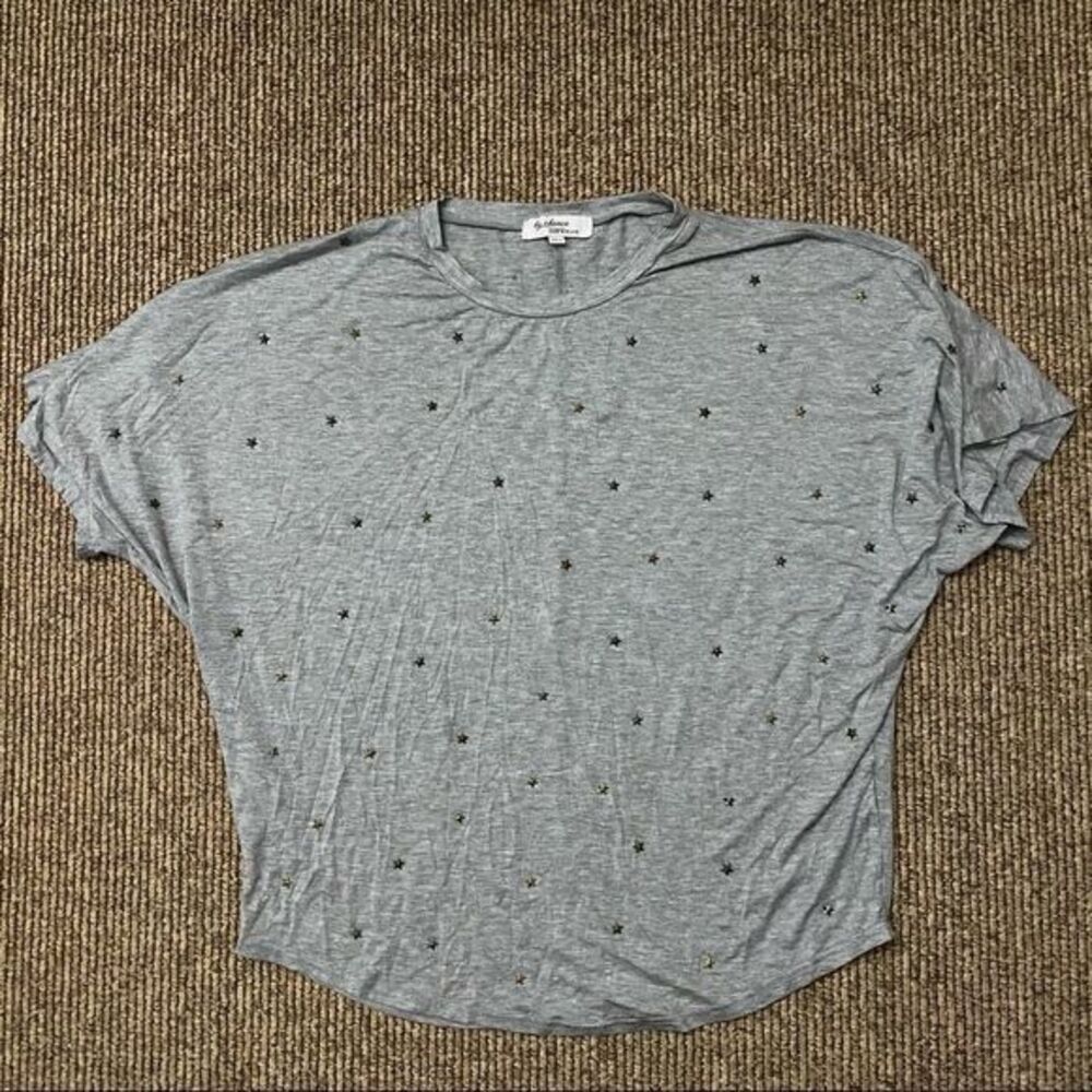 NWOT Oversized Star Gazed Top